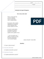 Avaliacao de Lingua Portuguesa - 5º Ano - Respostas