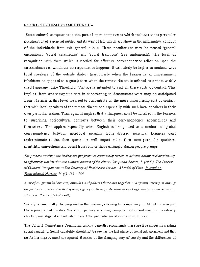 Examples of cultural competencies image