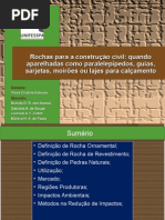 Rochas, Quando Aparelhadas Para Paralelepípedos ,Guias