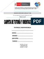 Carpeta de Tutoria 2015