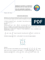 Ejercicios Resueltos de Análisis Complejo