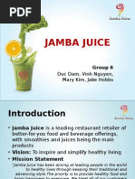 Jamba Juice Company Analysis