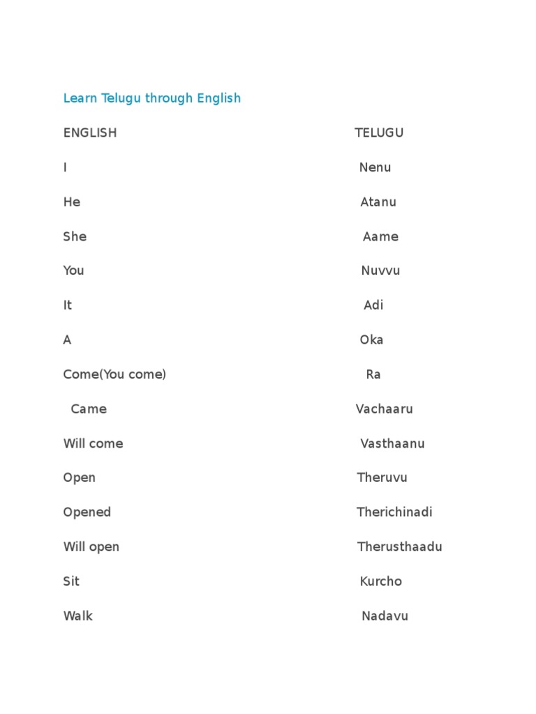 TELUGU CHATTING WORDS IN ENGLISH PDF visual data 5