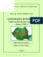 GEOGRAFIA ROMANIEI Caiet cu fise de lucru pentru clasa a   VIII-a. I. Marculet.pdf