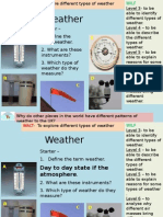 Lesson 1 - Weather and Climate 7Y