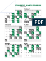 Celtics Calendar Schedule201213