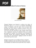 Political Freedom in Pakistan