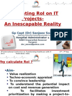Calculating RoI On IT Projects - An Inescapable Reality