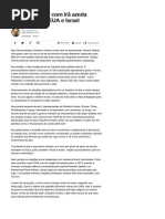 Acordo Nuclear Com Irã Azeda Relações Entre EUA e Israel - Notícias - UOL Opinião