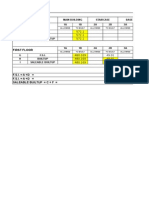 Area Calculation Sheet