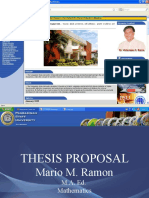 Thesis Proposal Defense