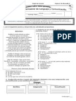 5º Prueba Coeficiente 2 Segundo Semestre