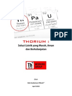 THORIUM: Solusi Listrik Murah, Aman & Berkelanjutan