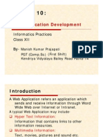 Chapter 10: Web Application Development