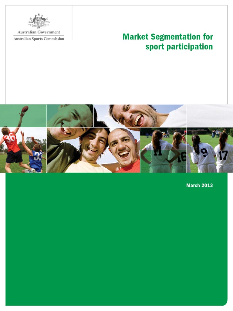 Market Segmentation for Sport in Australia | PDF | Market Segmentation ...
