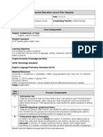 Teacher Education Lesson Plan Template