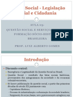 Serviço Social - Legislação Social e a Questão Social