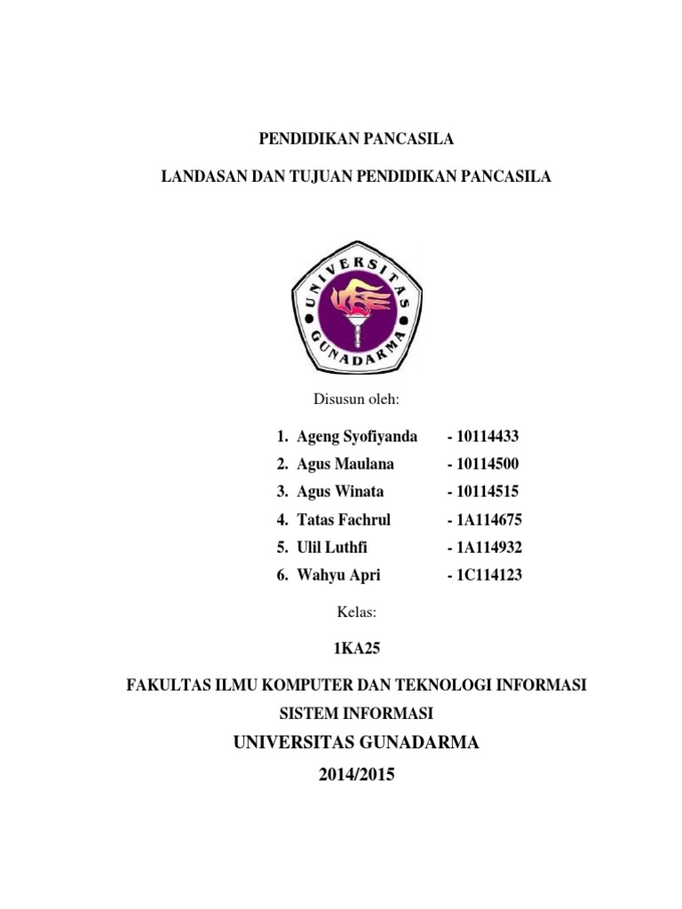 Makalah Landasan Dan Tujuan Pendidikan Pancasila Rev 01