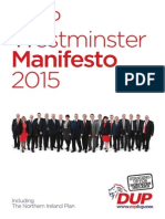 DUP 2015 Westminster Manifesto