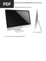 Service Manual IMac 27-Inch, Late 2012 and Late 2013 and IMac Retina 5K, 27-Inch, Late