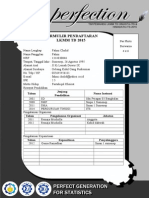 Formulir Pendaftaran LKMM TD 2015