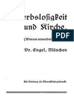 Engel, Dr. - Erwerbslosigkeit Und Kirche (Priesterherrschaft, Kapitalismus Und Diktatur), Ein Vortrag, Tannenbergbund, Ca. 1931, PDF