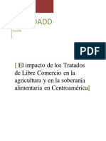 Impacto de Los TLC en La Agricultura y La Soberanía Alimentaria en Centroamérica