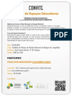 Programa Municipal de Educação Ambiental - Oficina sobre Espaços Educadores