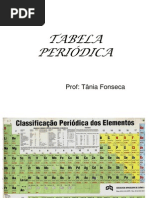 TABELA PERI+ôDICA E PROPRIEDADES PERI+ôDICAS