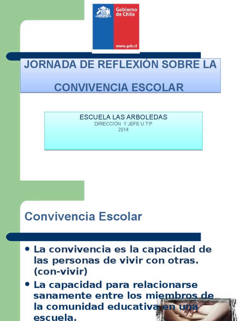 Jornada de Convivencia Escolar2014 | PDF | Artes del Lenguaje y ...