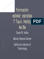 Formación Estelar: Estrellas T Tauri, Herbig Ae/Be