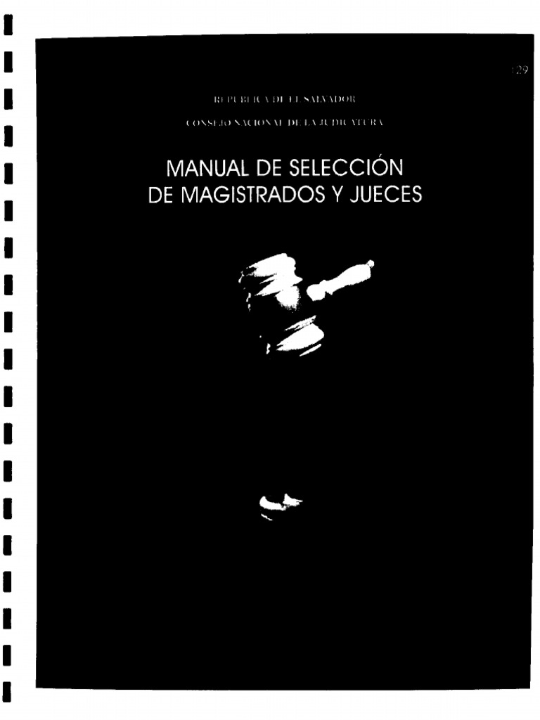Manual de Seleccion de Magistrados y Jueces PDF | PDF | Juez | Gobierno