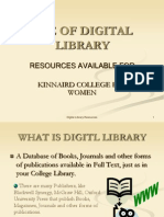 Use of Digital Library