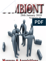 Symbiont - A Newsletter On Mergers & Acquisitions - January 2010