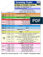 Final Exam Schedule Spring 2015