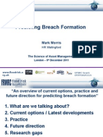 Predicting Breach Formation: Mark Morris