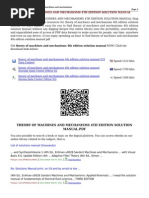 Download Theory of Machines and Mechanisms 4th Edition Solution Manual by  SN262626735 doc pdf