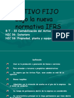 Gestión y contabilización del Activo Fijo bajo NIIF