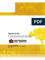 Manual Politicas Comunicaciones - UNINORTE