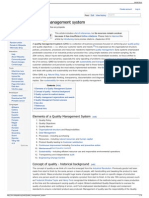 Quality Management System - Wikipedia, The Free Encyclopedia