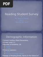 Student Reading Survey