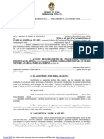 Ação de Reconhecimento de União Estável Cumulada Com Dissolução Guarda Visita Alimentos