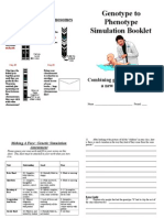 Make A Baby Simulation Booklet