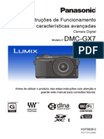 Manual câmera GX7 Panasonic - Português