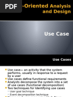 Object-Oriented: Analysis and Design