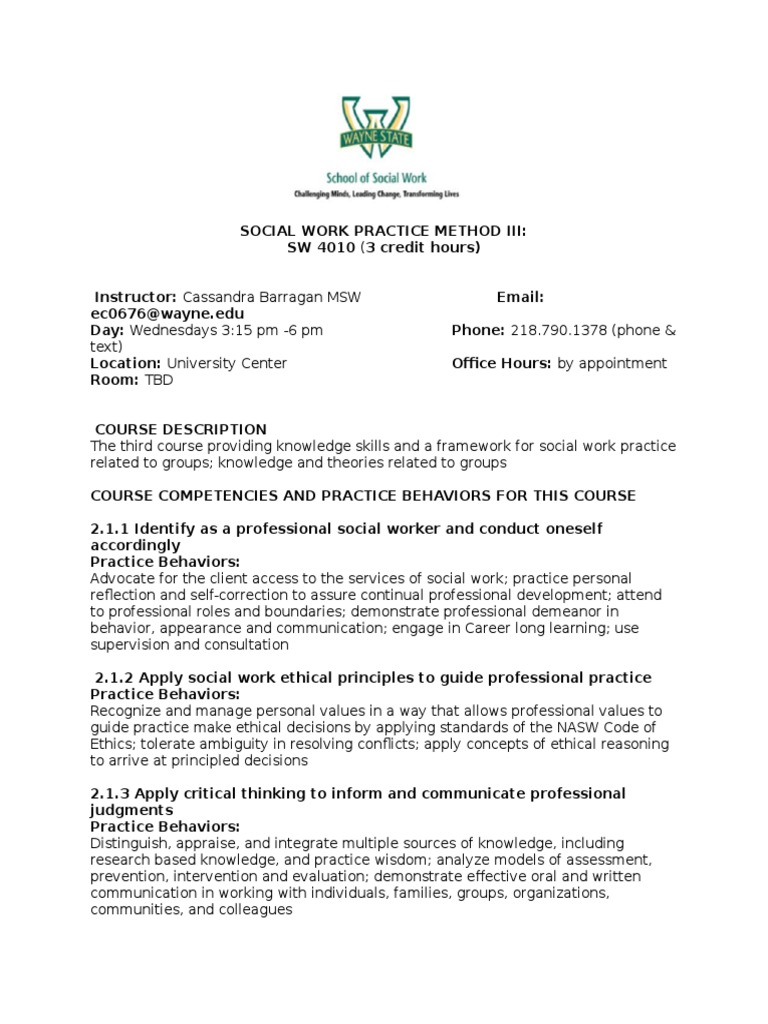 Nasw Code Of Conduct