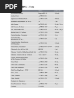 List-of-IP-Test-Methods 2017 | PDF | Petroleum | Diesel Fuel