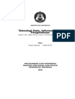 TEKNOLOGI DATA, INFORMASI, DAN PENGETAHUAN