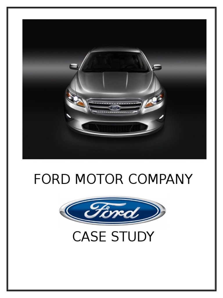 Strategic Analysis On Ford Motor | PDF | Ford Motor Company | Hybrid ...
