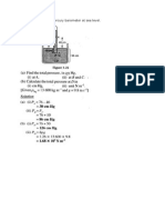 Figure 3.26 Shows A Mercury Barometer at Sea Level